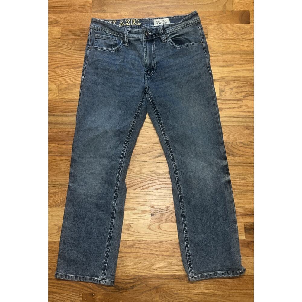 TK Axel Jeans Slim Boot Stretch 32X30 L Lightwash Western Rodeo Cowboy JR2Z